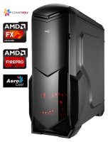   AMD   Pro P252 FX-4300 3.8GHz, 4Gb DDR3, 1000Gb, DVD-RW, Fir