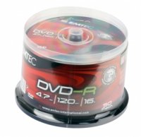  DVD+R Emtec 4.7 Gb, 16x, Cake Box (50), (50/5