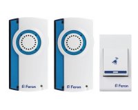   Feron E-370 White Blue 