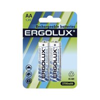  AA - Ergolux 2700 mAh Ni-Mh NHAA2700BL2 (2 ) 12445