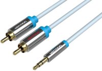    Vention Jack 3.5mm M - 2RCA M 3m Grey P550AC300-S