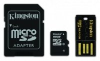   16Gb - Kingston Kit - Micro Secure Digital HC Class 10 MBLY10G2/16GB c - + 