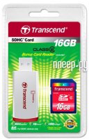 16Gb   SecureDigital (SDHC) Transcend SDHC USB  P2 (TS16GSDHC2-P2)