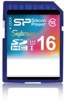   16Gb - Silicon Power High-Capacity UHS-I U1 Superior SP016GBSDHCU1V10 (!)