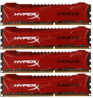   32Gb (4x8Gb) PC3-17000 2133MHz DDR3 DIMM CL11 Kingston HX321C11SRK4/32 HyperX XMP