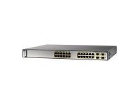  Cisco Catalyst 3750  24  10/100/1000Mbps 4xSFP WS-C3750G-24T-S