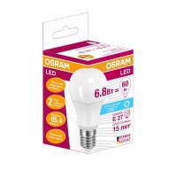   OSRAM LED Standart Cool White P27W 12V 2,5W, 2 , 3547CW-02B (.2)