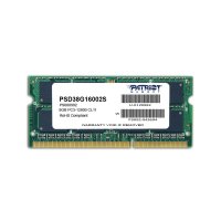   DDR3 8Gb Patriot PSD38G16002S RTL PC3-12800 CL11 SO-DIMM