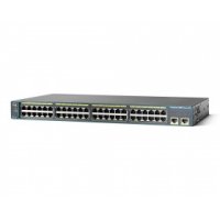 Cisco  WS-C2960-48TT-L 48port-10/100Mbps 2port-10/100/1000Mbps UTP 1U 19"(WS-C2960-48TT-L)