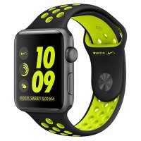 - Apple Watch Nike+ 38mm Space Grey Al /Volt (MP082RU/A)