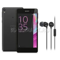  Sony F3311 Xperia E5 Black,  +  Sony MDR-EX15AP