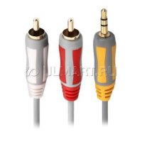   Jack 3.5 - 2RCA 10 , DeLink "GREY"