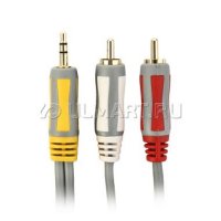   Jack 3.5 - 2RCA 5 , DeLink "GREY"