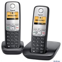 / Dect Gigaset A130 DUO DARK BRAUN / 2 