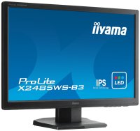  24" Iiyama ProLite X2485WS-B3 IPS LED 4ms 1920x1200 VGA DVI DisplayPort