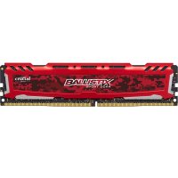   DIMM DDR4 (2400) 8Gb Crucial Ballistix Sport LT Red BLS8G4D240FSE, CL16, 1.2V, RT