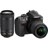    Nikon D3400 Kit 18-55 AF-P VR + 70-300 AF-P VR Black