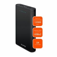   Qumo PowerAid 13500, 13500 -, 2 USB 1A+2A, 