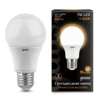  LED  Gauss A60 E27 7W 220V  