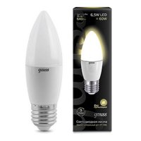  LED  Gauss Candle E27 6.5W 220V  