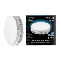  LED  Gauss GX53 6W 220V  