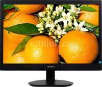  Philips 24" 240S4LPSB (00/01) Glossy-Black TN LED 5ms 16:10 HDMI M/M 20M:1 250cd USB Display