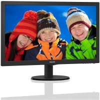  Philips V-line 243V5QHSBA/00/01 23.6", 1920x1080 (MVA LED), 8 ms, D-SUB + DVI-D + HDMI, 