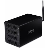   Orico 3549U3RF, 4xSATA 3.5", USB3.0, Gigabit Ethernet & IEEE 802.11n, Black