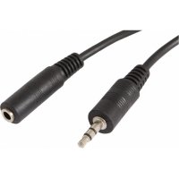    mini Jack 3.5mm (M) -) mini Jack 3.5mm (F), 5.0m, Pro Legend (PL1057)