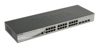   D-Link DGS-1210-28/ME,  24  10/100/1000Base-T  4  1000Base-X SFP