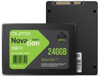  SSD 240Gb QUMO Novation MT (QMT-240GSN, SATA-III, 2.5", TLC) OEM