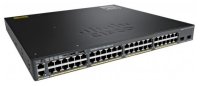 Cisco WS-C2960RX-48LPD-L  Catalyst 2960-X 48 GigE PoE 370W, 2 x 10G SFP+ LAN Base