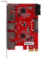  PCI-E Orient VA-3U5219PE USB3.0 5ext