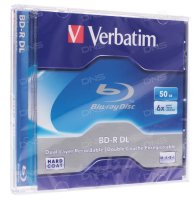  Blu-Ray BD-R 50GB Verbatim 6x Dual Layer (43748)