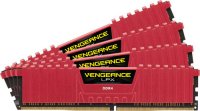   DIMM 16Gb 4  4Gb DDR4 PC30900 3866MHz Corsair Vengeance LPX Red Heat spreader, XMP 2.