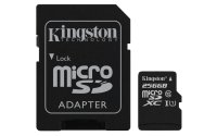   256Gb - Kingston Micro Secure Digital XC Class 10 UHS-I SDC10G2/256GB   