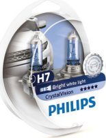   H7 55W Crystal Vision 2 . + W5W 2 . Philips