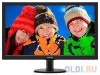  27" PHILIPS 273V5LSB/00(01) Black (LED, LCD, Wide, 1920x1080, 5 ms, 170/160, 300 cd/m, 10M