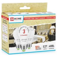   3  IN HOME LED-A60-ECO 10  230   27 4000  800 