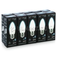   Gauss LED Candle E14 6.5W 100-240V 4100  (A10 .)