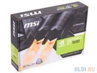  2048Mb MSI GeForce GT1030 PCI-E GDDR5 64bit DVI HDMI HDCP GT 1030 AERO ITX 2G OC Retail