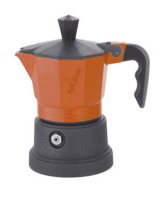  Top Moka Caffettiera Top 6 . teflon Orange