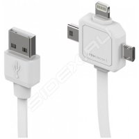  USB - Lighting + microUSB + miniUSB (Allocacoc 9002/UC80CN) ()