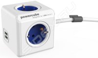   Allocacoc PowerCube Extended USB 1402BL/DEEUPC (4 , 2  USB) (, 