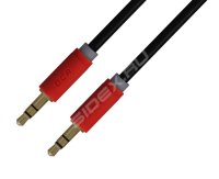   Jack 3.5 mm - Jack 3.5 mm 0.5  (Greenconnect GCR-AVC115-0.5m) (, )