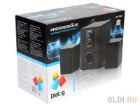  Dialog Progressive AP-100 BLACK 2.1, 30W+2*15W RMS, USB+SD reader