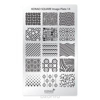 Konad Square    Square Image Plate14