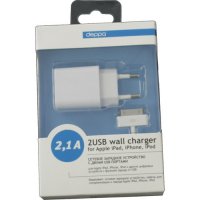      iPad / iPhone / iPod Deppa Ultra 2 USB 2.1A  (11302)