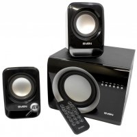  SVEN MS-300. :  (2x3W + Subwoofer 6W, , , FM-, USB, SD)