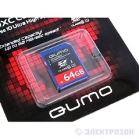   QUMO SecureDigital 64Gb Class 10 UHS-I (QM64GSDXC10U1)